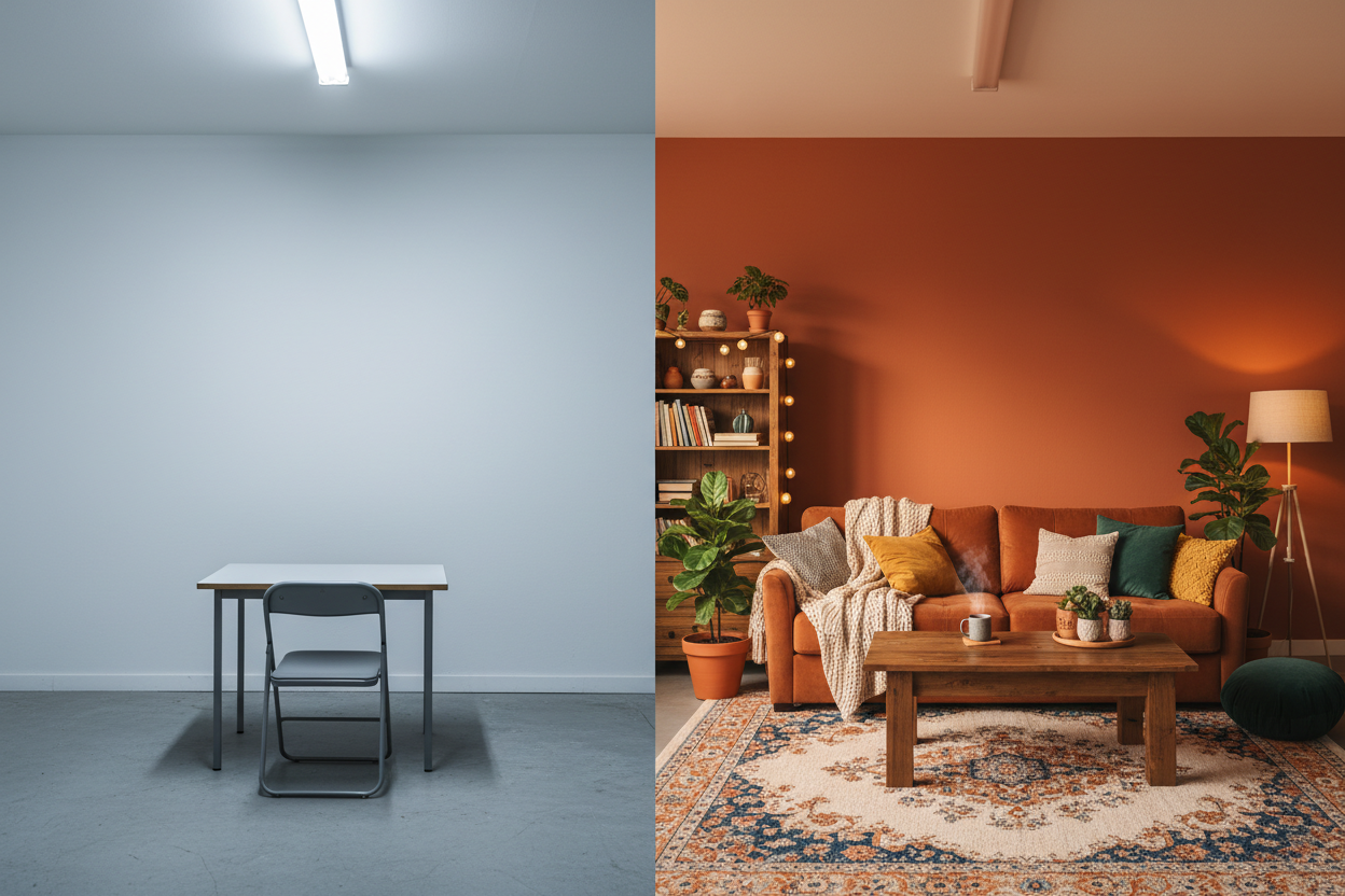 Image Type:

Before/After or use-case image

What to show:

A boring room → cozy room
OR

Nighttime relaxation scene using your product
